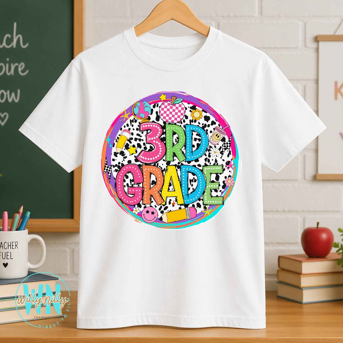 Cute 3rd Grade-Ready to Press DTF Transfer