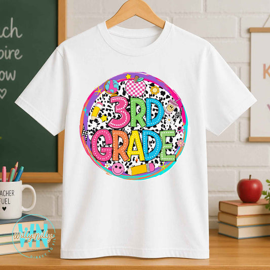 Cute 3rd Grade-Ready to Press DTF Transfer