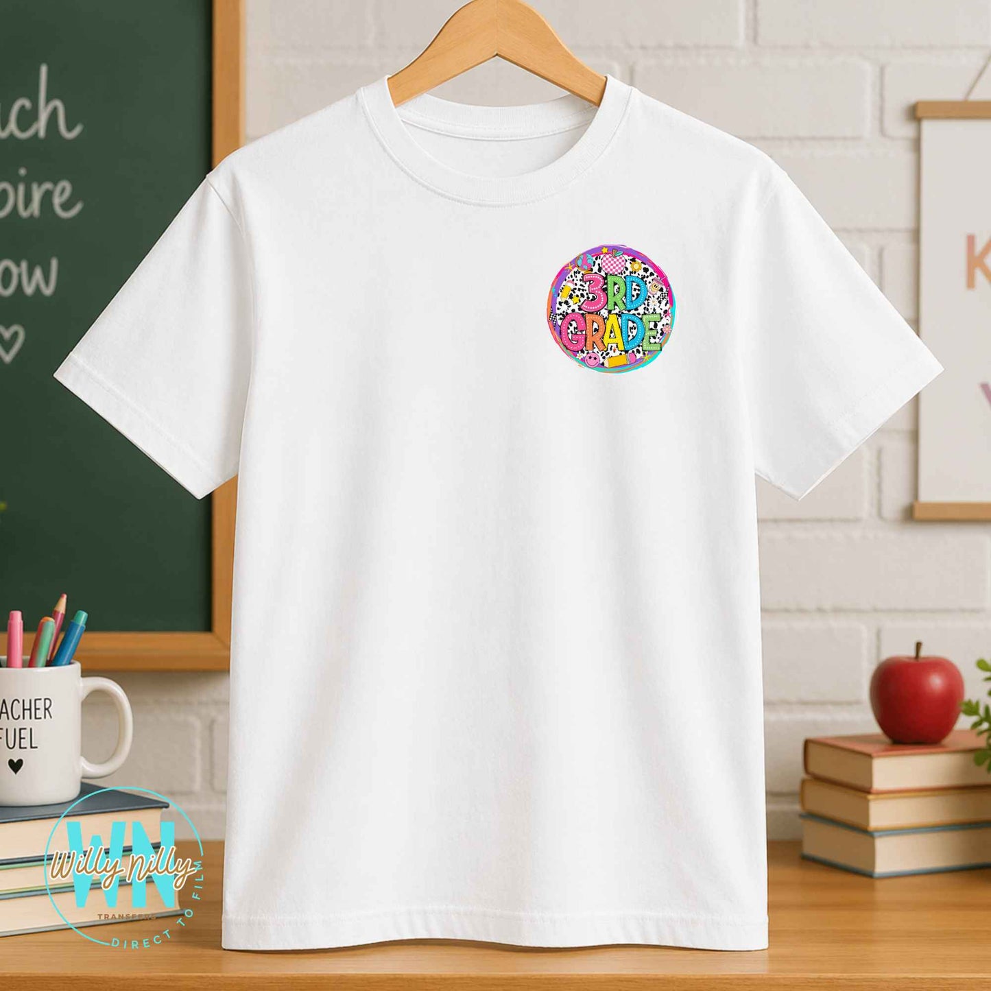 Cute 3rd Grade-Ready to Press DTF Transfer