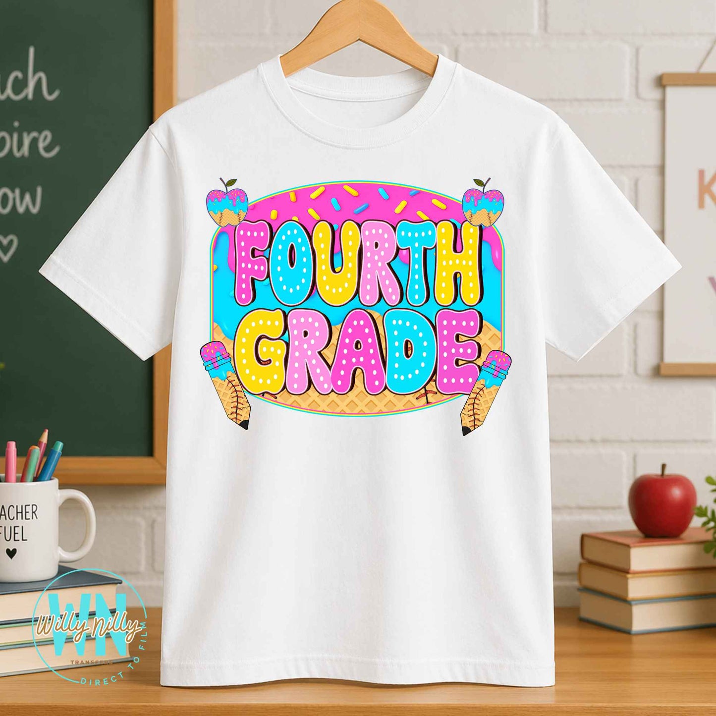 Fourth Grade (sweet)-Ready to Press DTF Transfer