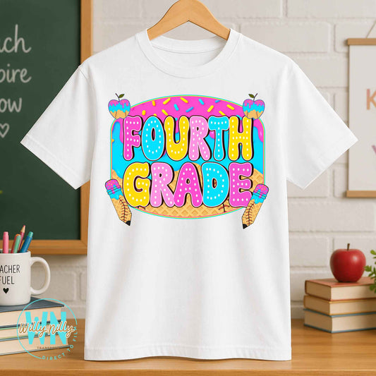 Fourth Grade (sweet)-Ready to Press DTF Transfer