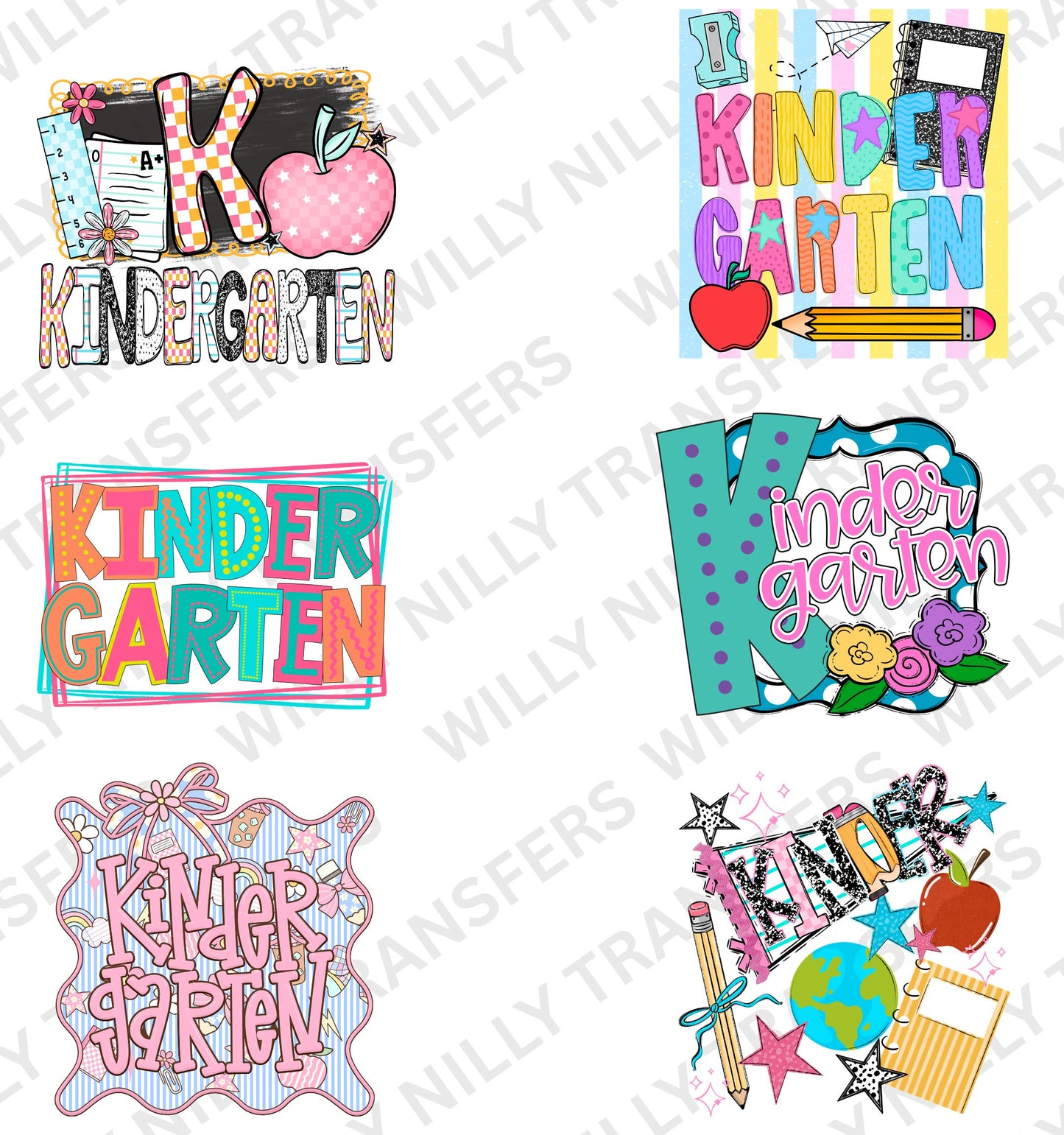 Premade Gang Sheet-Kindergarten (Youth)