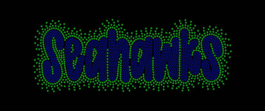 Seahawks spangle transfer (adult)