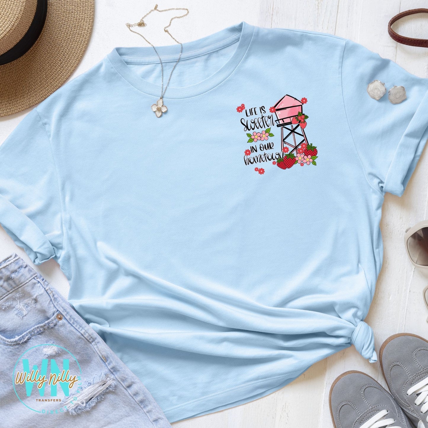 Life is Sweeter in Your Hometown-Ready to Press DTF Transfer
