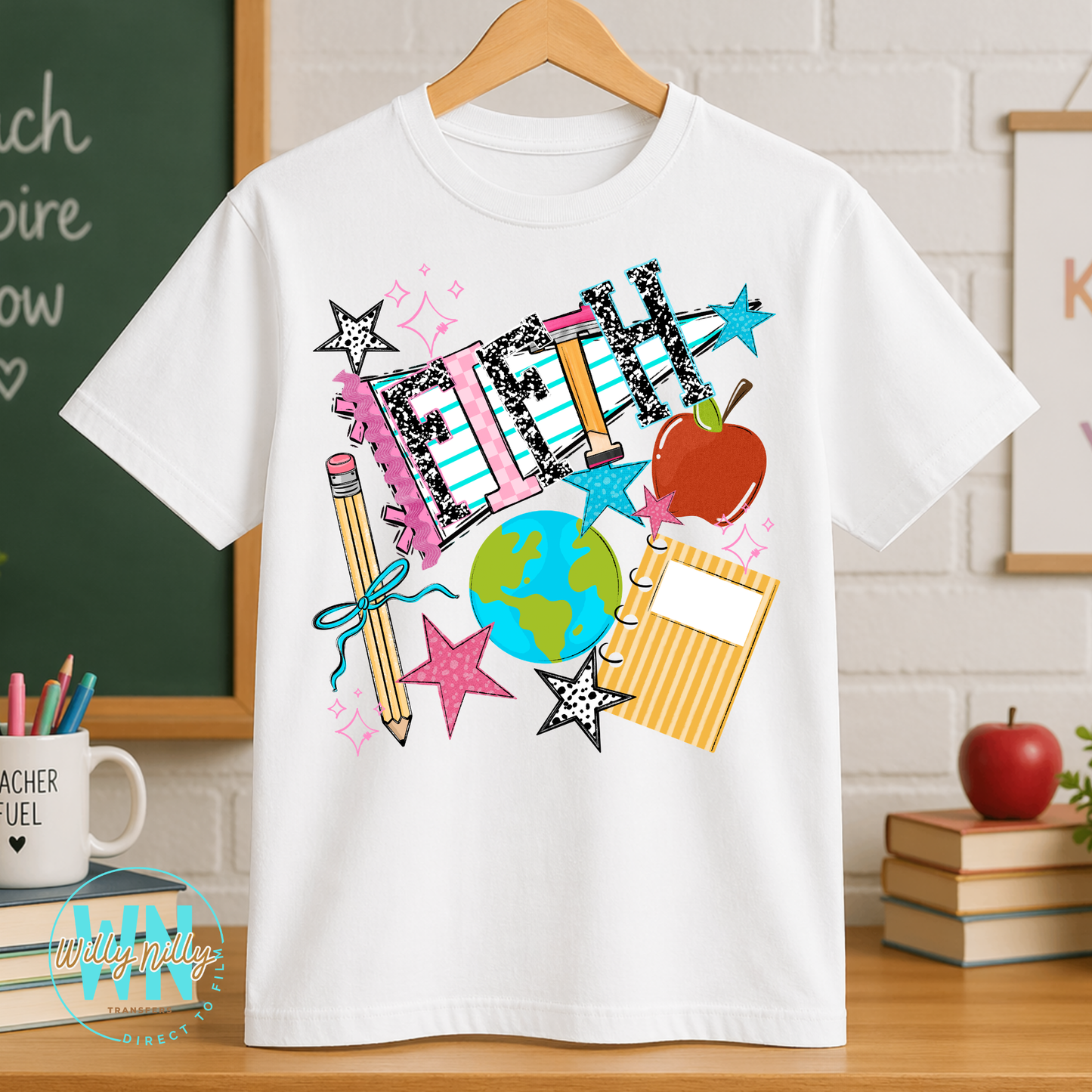 Fifth Grade (back to school)-Ready to Press DTF Transfer