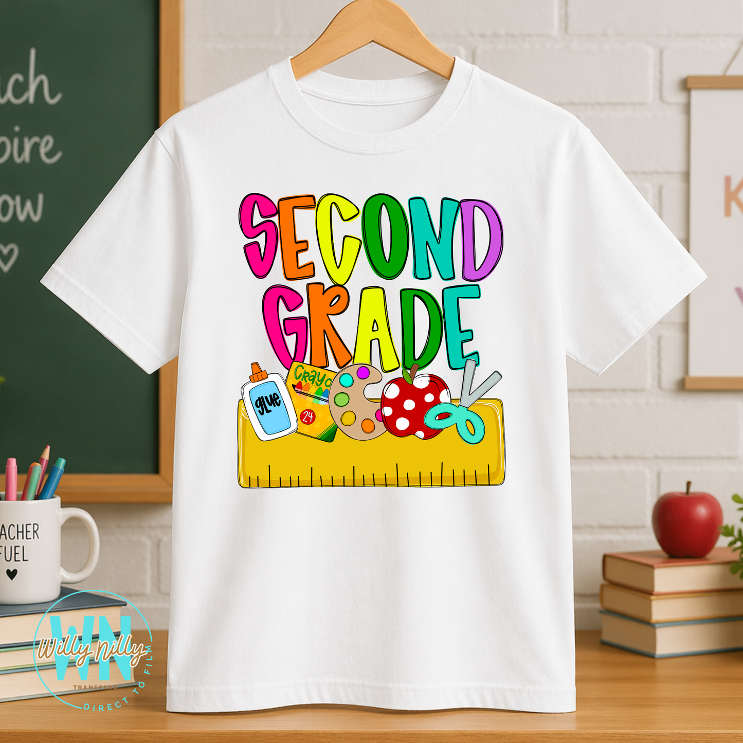 Second Grade-Ready to Press DTF Transfer
