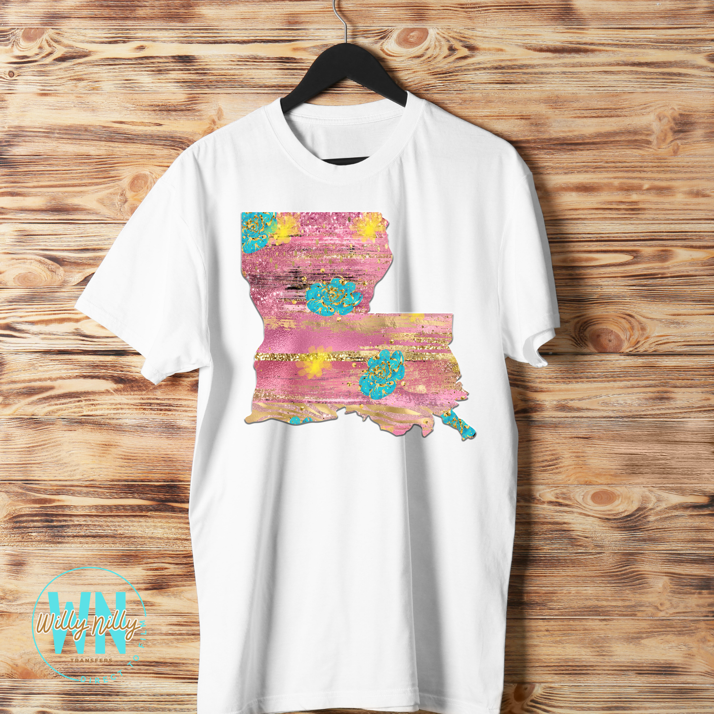 Glitz State (Louisiana)-Ready to Press DTF Transfer