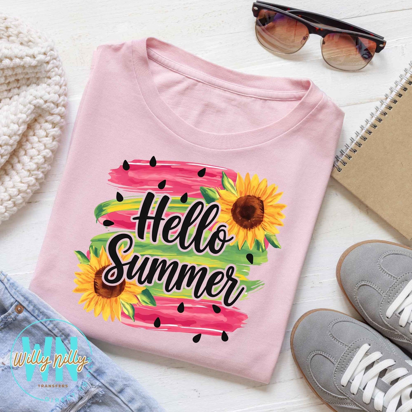 Hello Summer-Ready to Press DTF Transfer