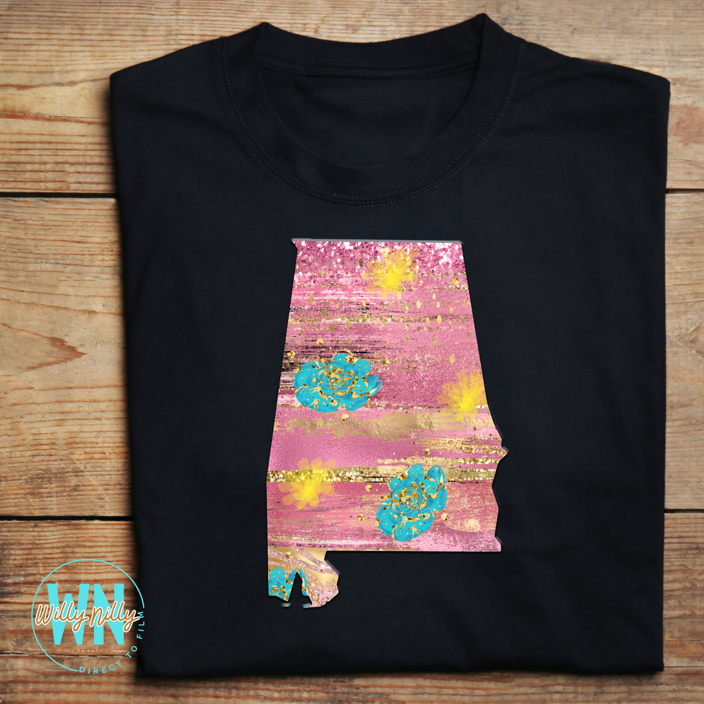 Glitz State (Alabama)-Ready to Press DTF Transfer
