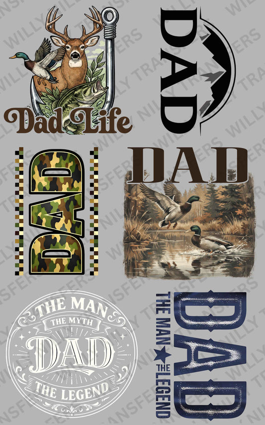 Premade Gang Sheet-Dad Life (Adult)