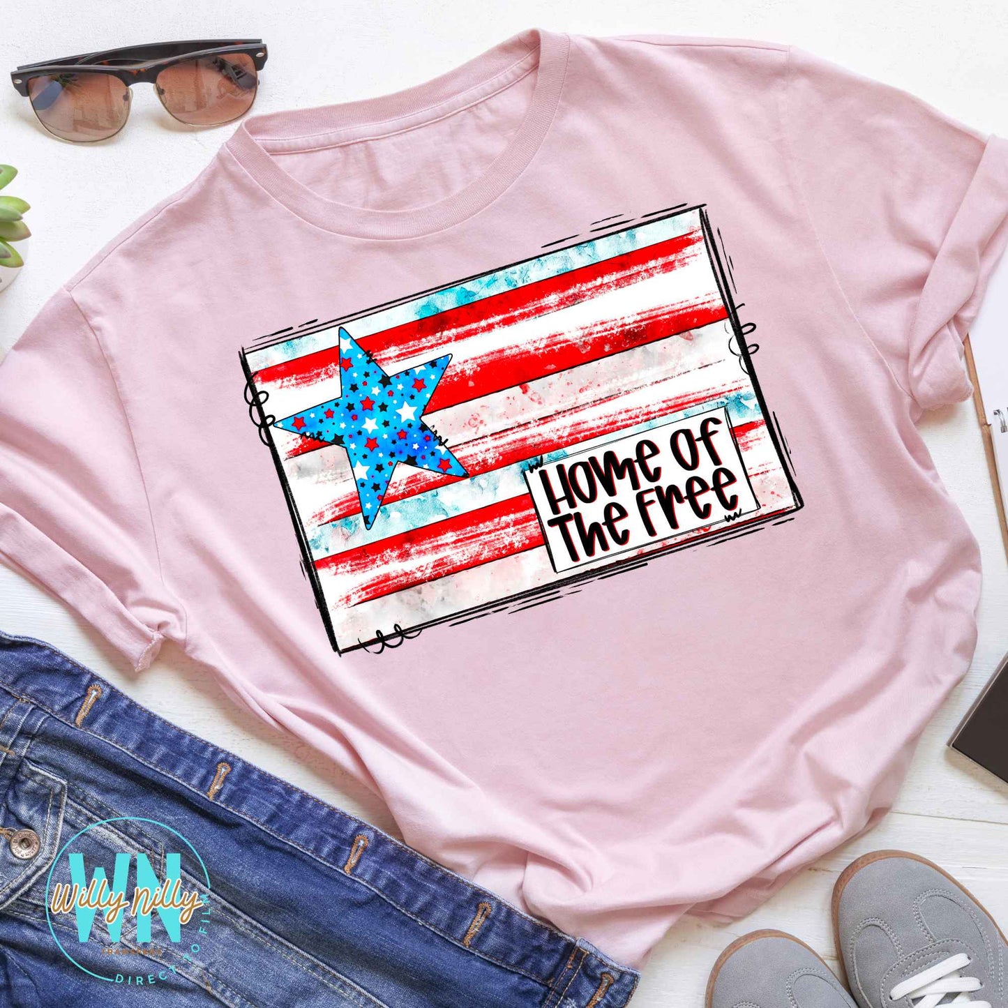 Home of the Free-Ready to Press DTF Transfer