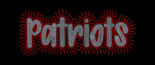 Patriots spangle transfer (adult)