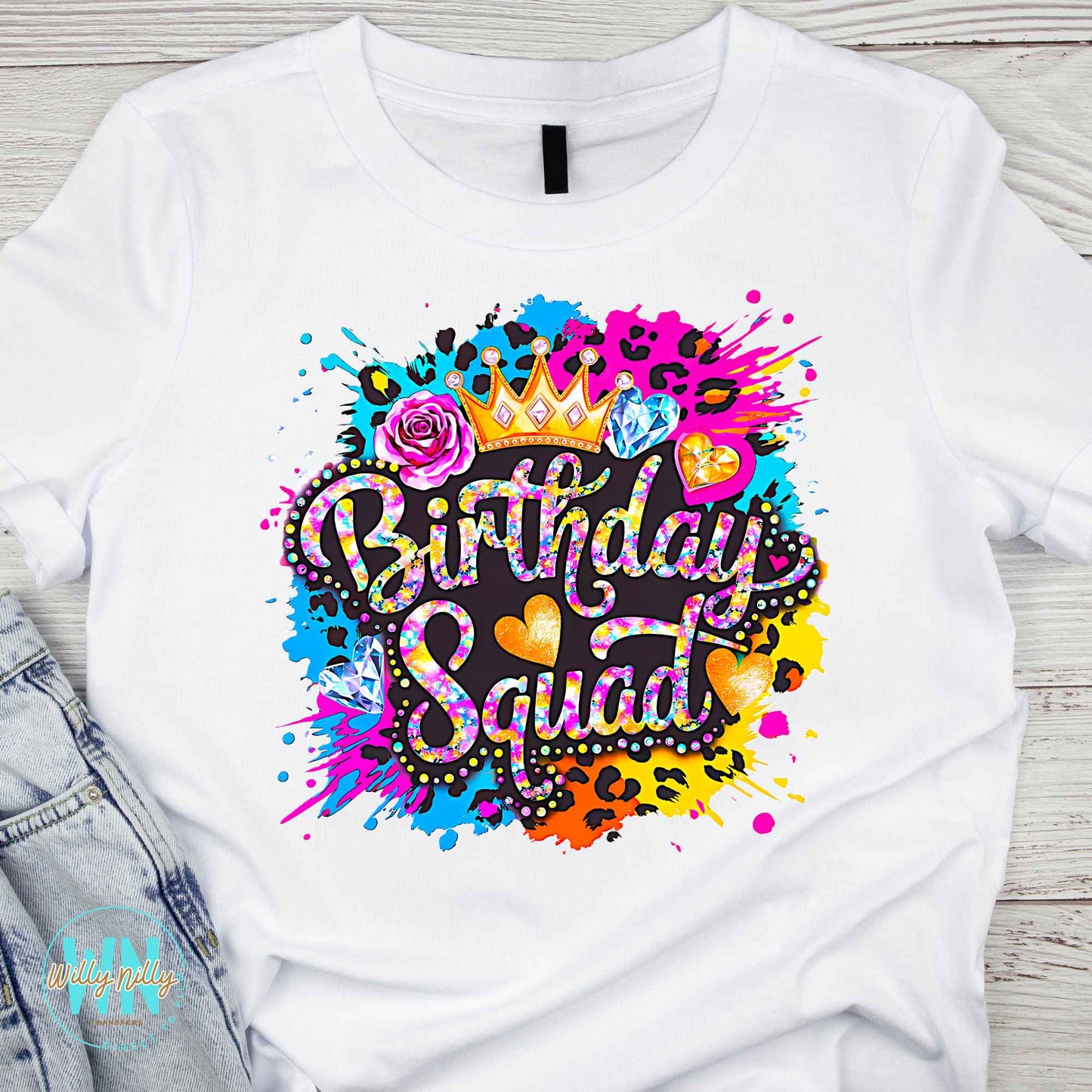 Birthday Squad-Ready to Press DTF Transfer