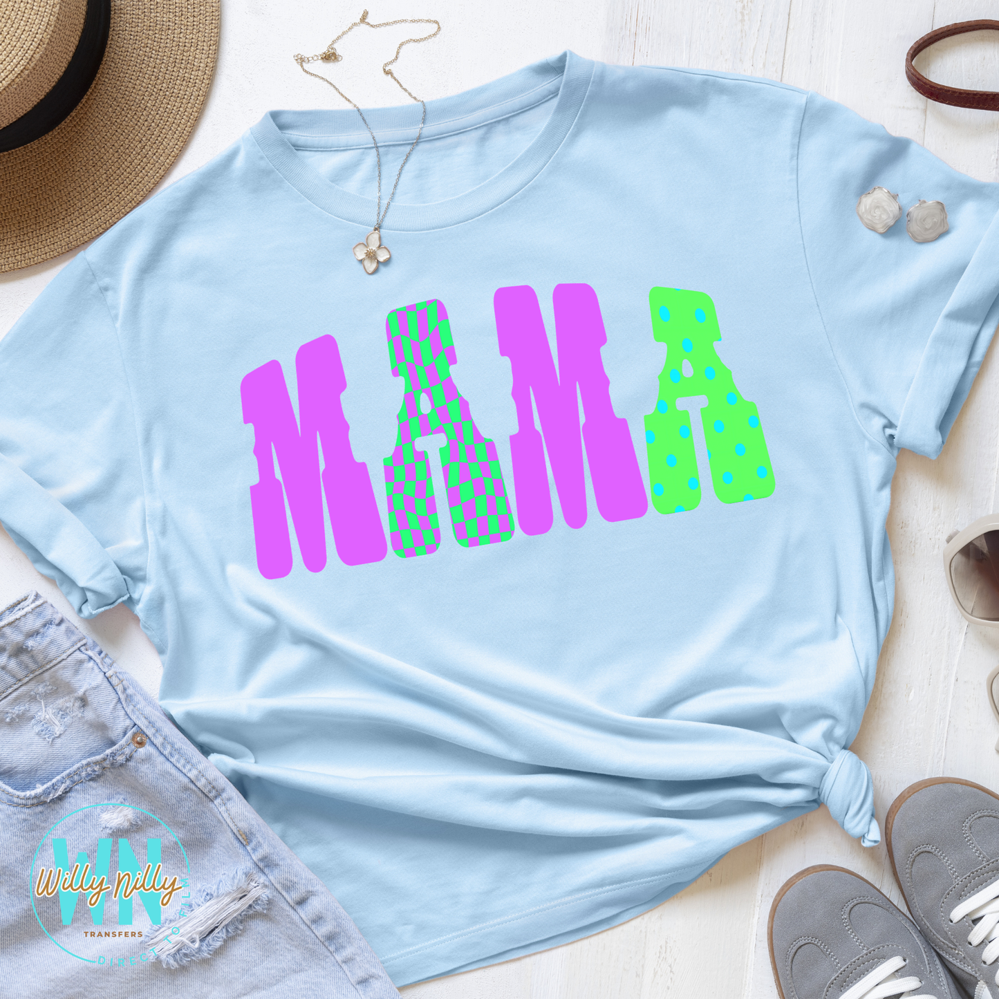Mama (retro)-Ready to Press DTF Transfer