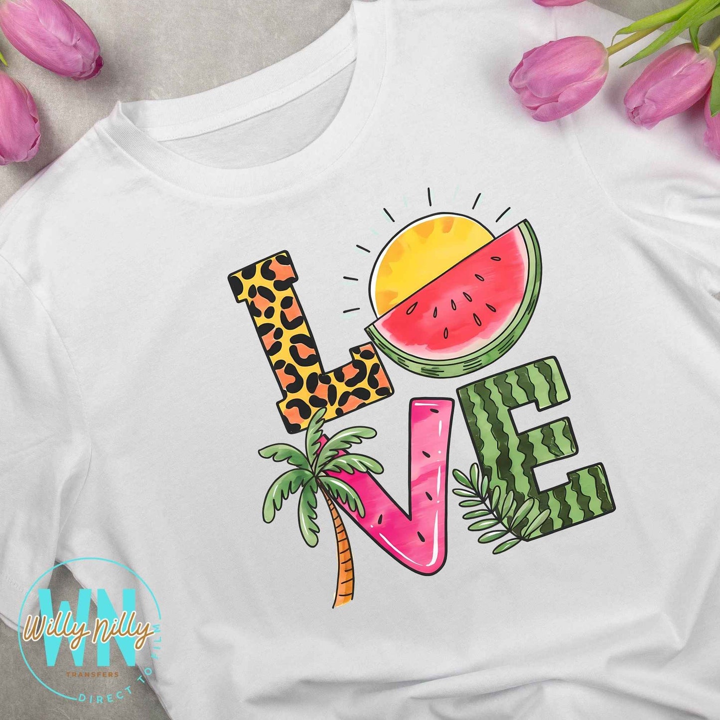 Summer LOVE-Ready to Press DTF Transfer