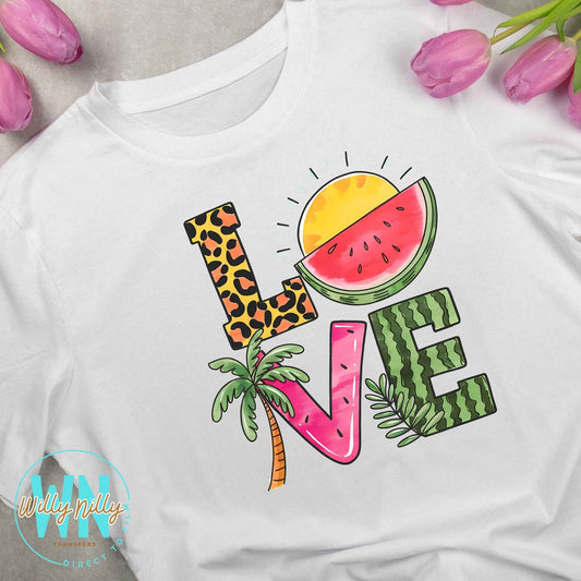Summer LOVE-Ready to Press DTF Transfer