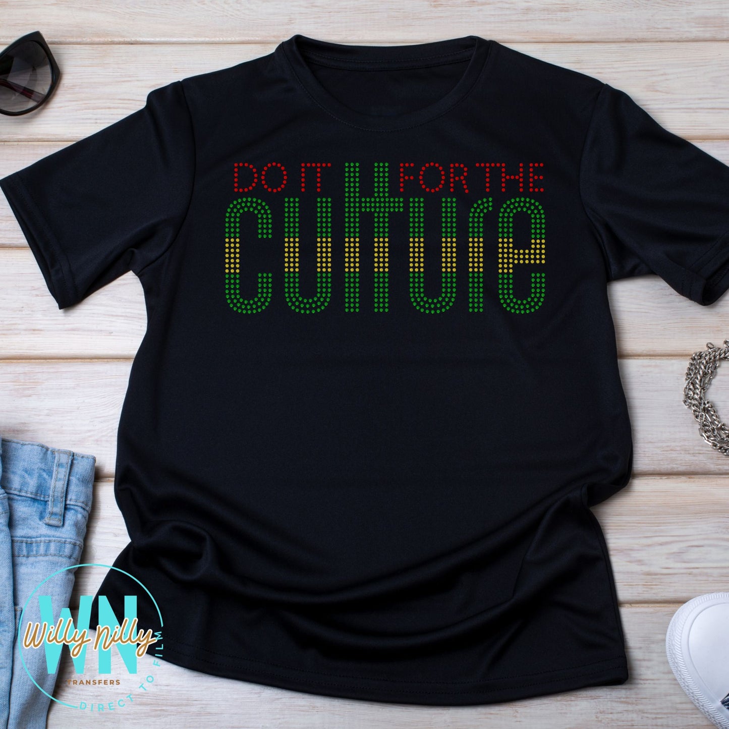 Do It For the Culture-Ready to Press Spangle Transfer