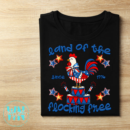 Land of the Flocking Free-Ready to Press DTF Transfer