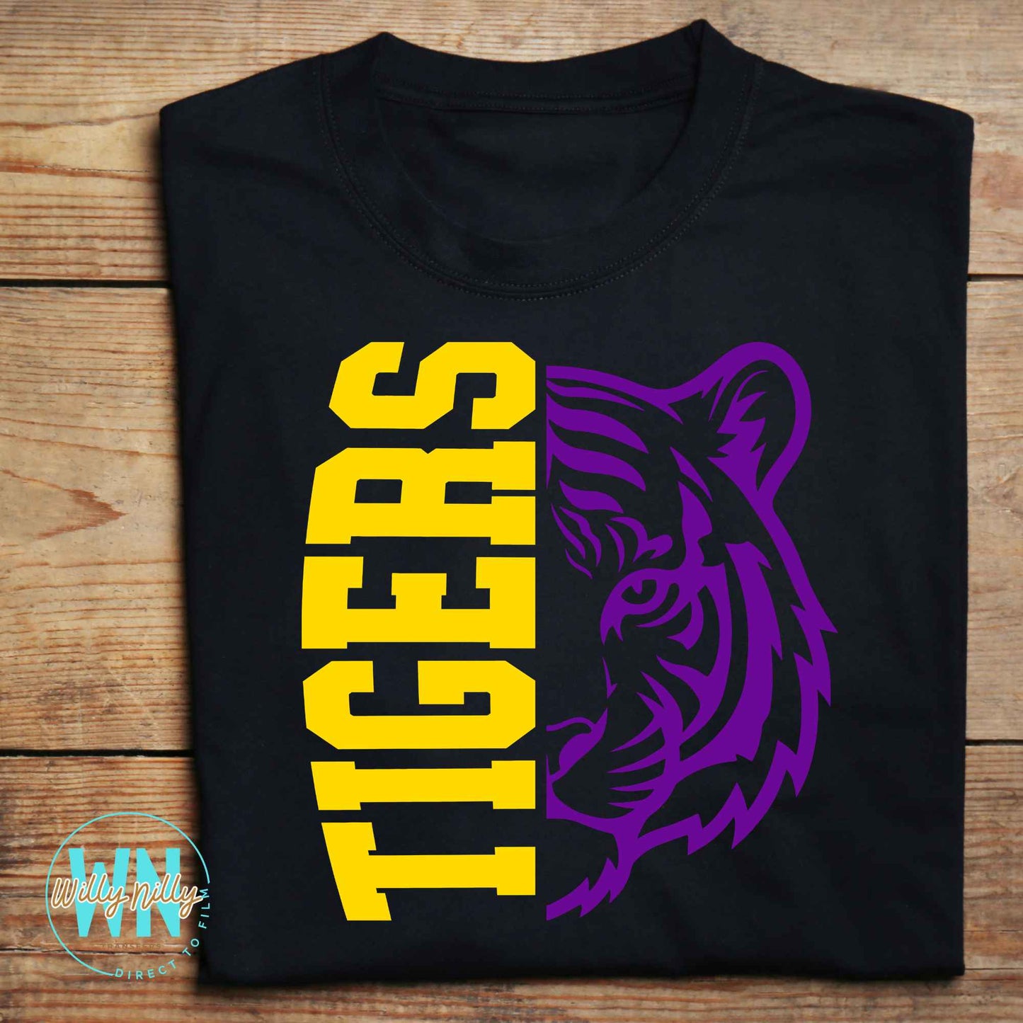 Tigers (gold)-Ready to Press DTF Transfer