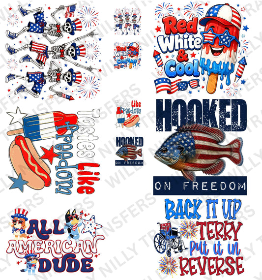 Premade Gang Sheet-All American Dude (Youth)