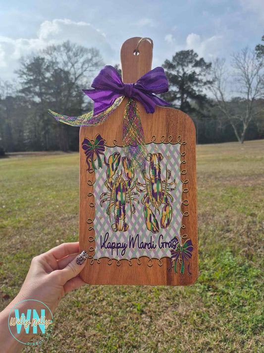 Cutting boards (Mardi Gras)
