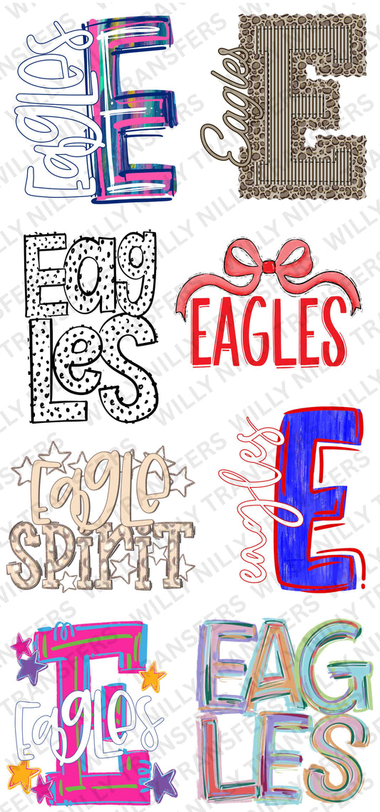 Premade DTF Gang Sheet-EAGLES Spirit (Adult)