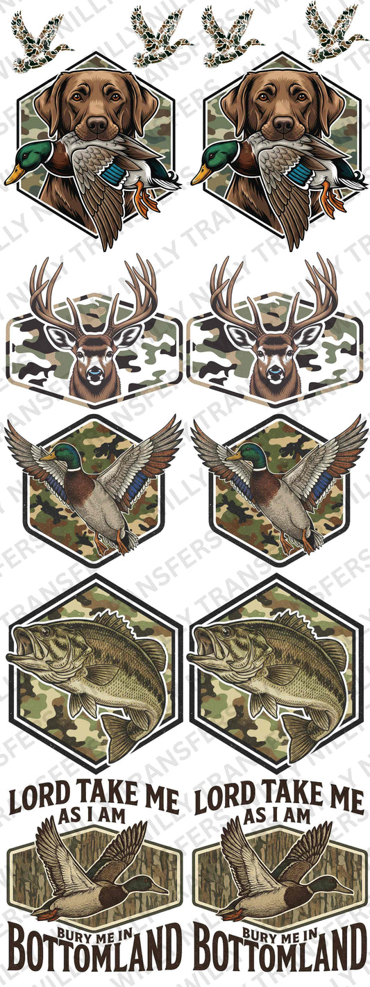 Camo Premade (adult) 22x60
