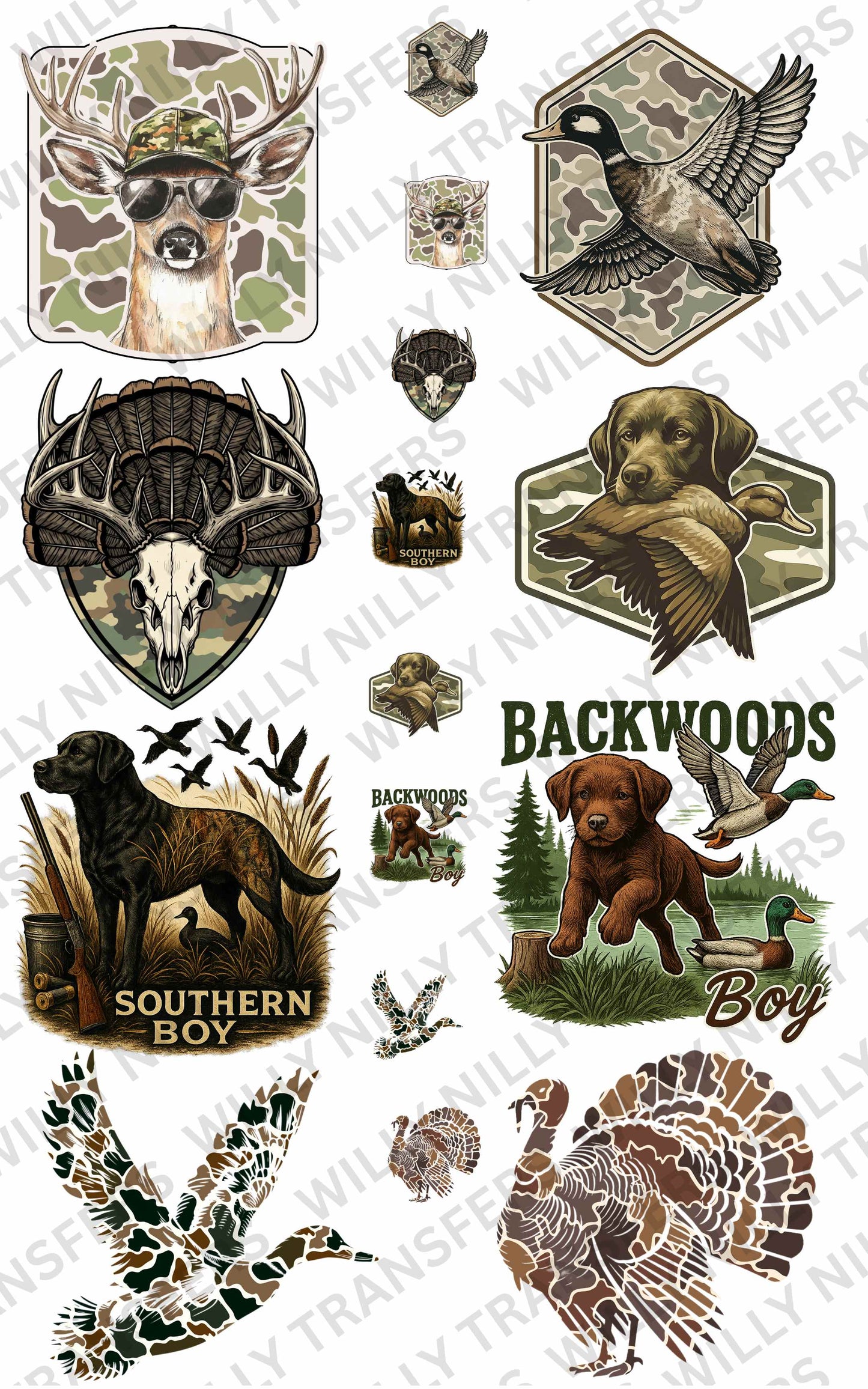 Premade Gang Sheet-Camo (Youth)
