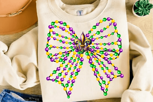 MARDI GRAS BOW(transfer only)