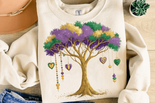 MARDI GRAS TREE(transfer only)