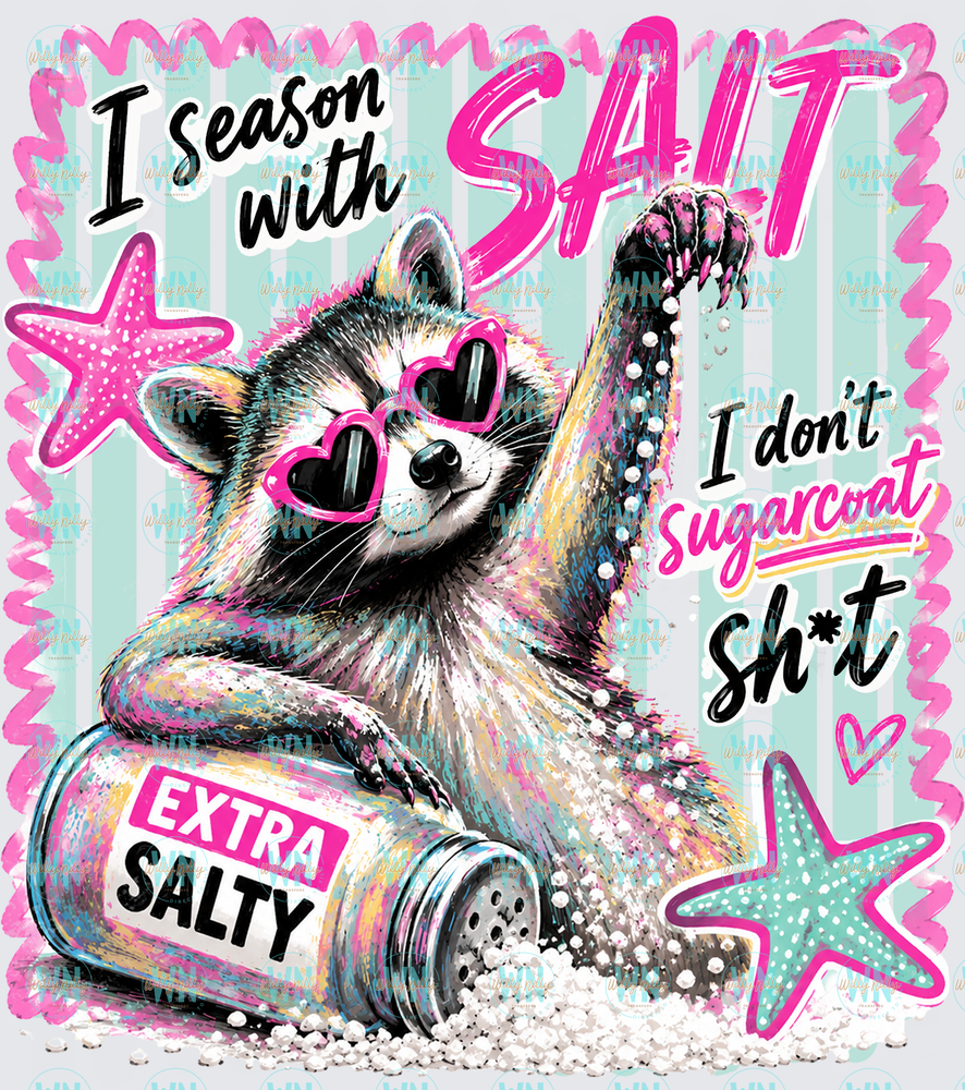 I Season with Salt-Ready to Press DTF Transfer