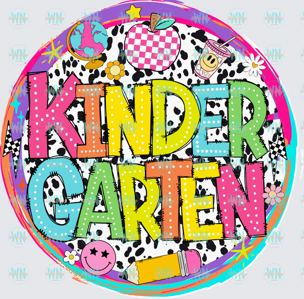 Cute Kindergarten-Ready to Press DTF Transfer