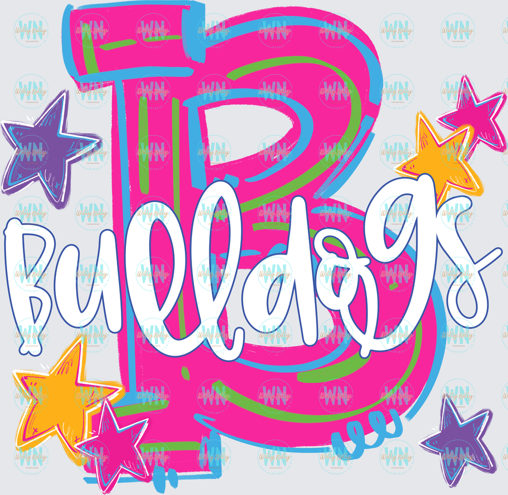B is for Bulldogs-Ready to Press DTF Transfer