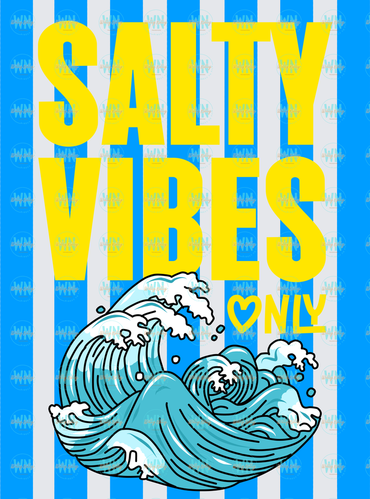 Salty Vibes (blue)-Ready to Press DTF Transfer