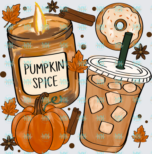 Pumpkin Spice-Ready to Press DTF Transfer