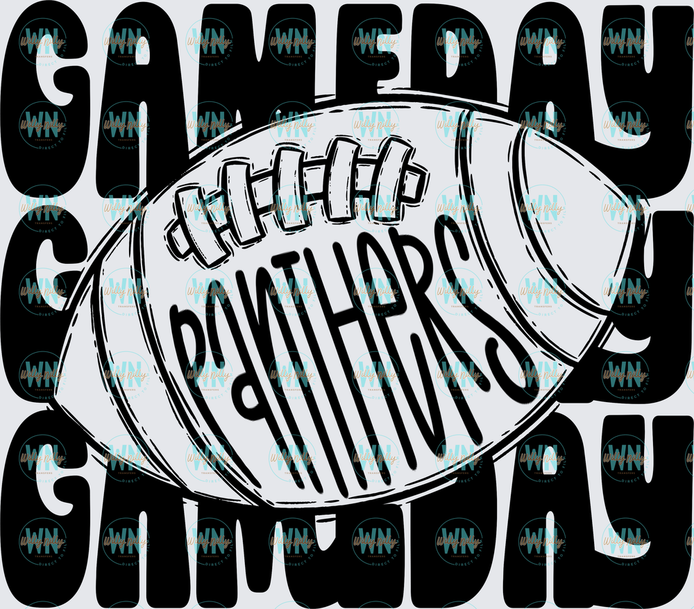 Panthers Gameday (football)-Ready to Press DTF Transfer