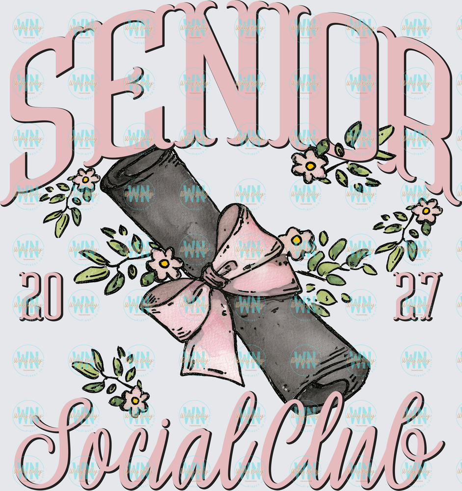 Senior Social Club-Ready to Press DTF Transfer