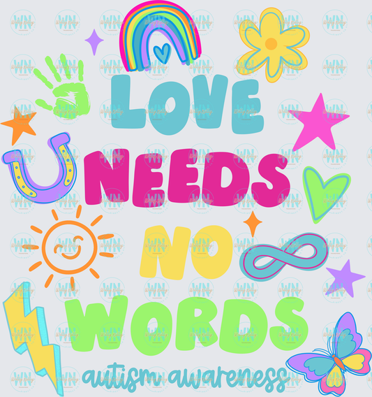 Love needs no words