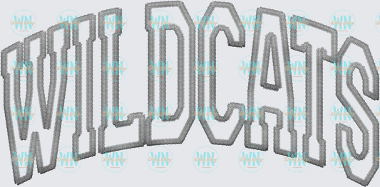 Wildcats (white stitch)-Ready to Press DTF Transfer