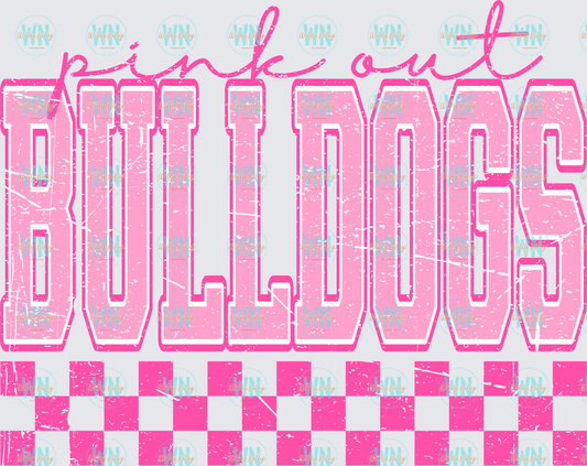 Bulldogs Pink Out-Ready to Press DTF Transfer