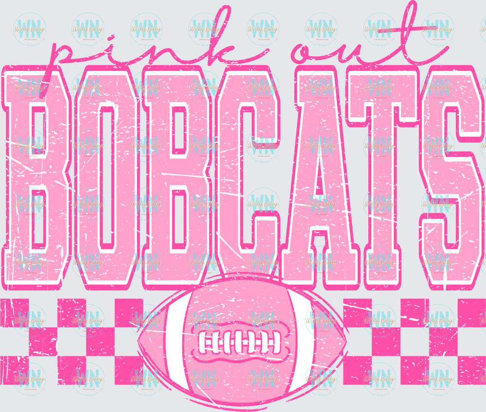 Bobcats (pink out)-Ready to Press DTF Transfer