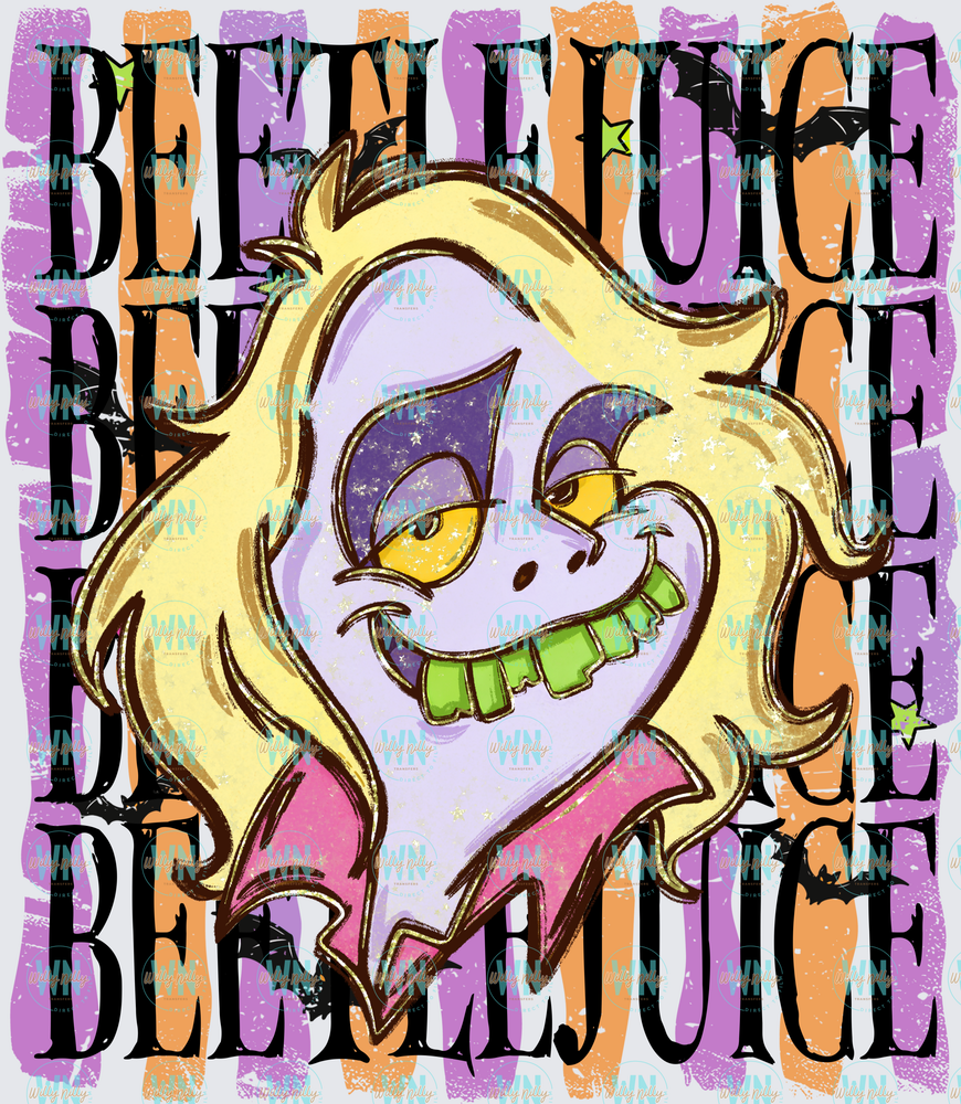 Beetlejuice Beetlejuice Beetlejuice-Ready to Press DTF Transfer