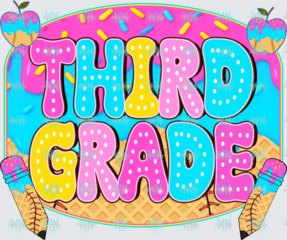Third Grade (sweet)-Ready to Press DTF Transfer