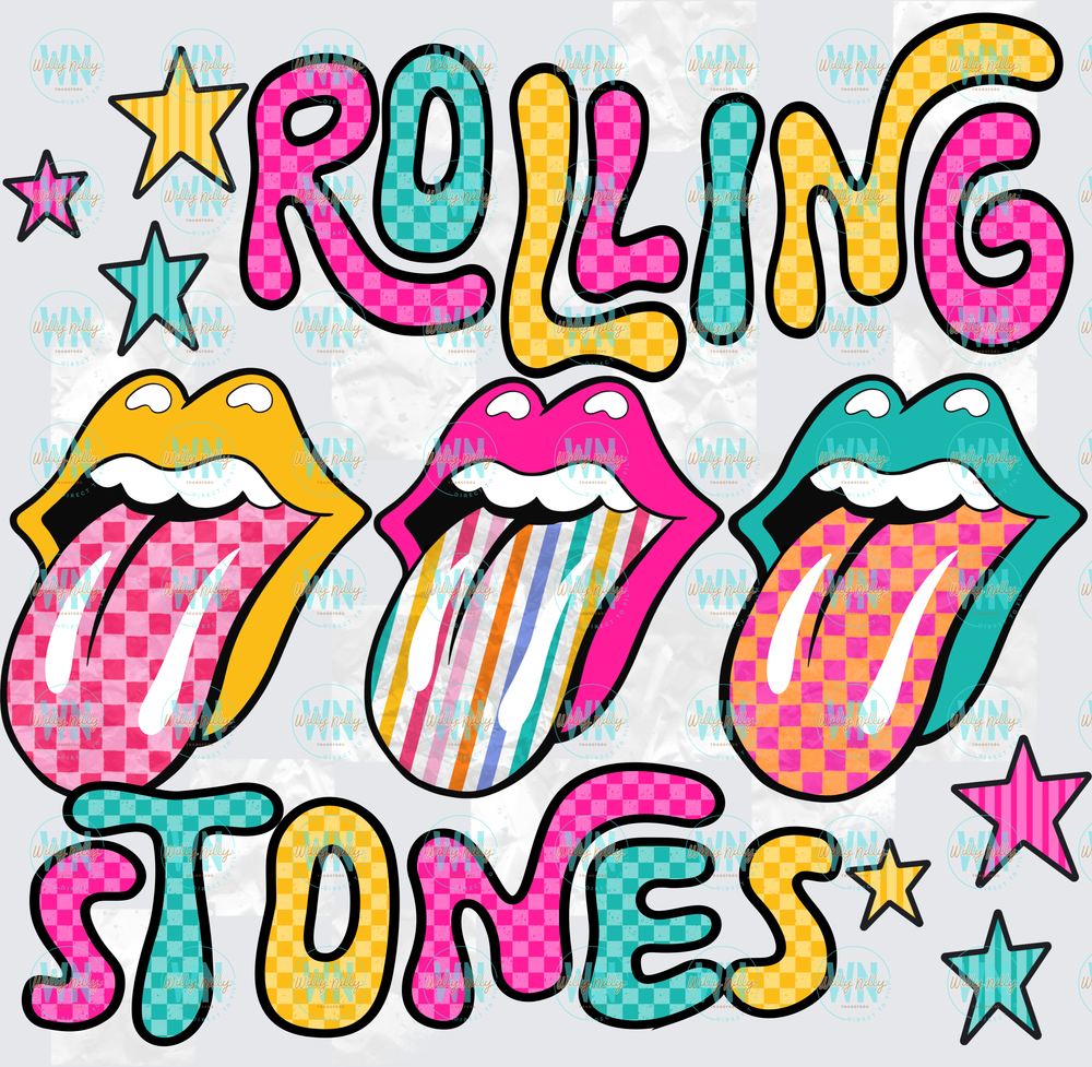 Rolling Stones-Ready to Press DTF Transfer