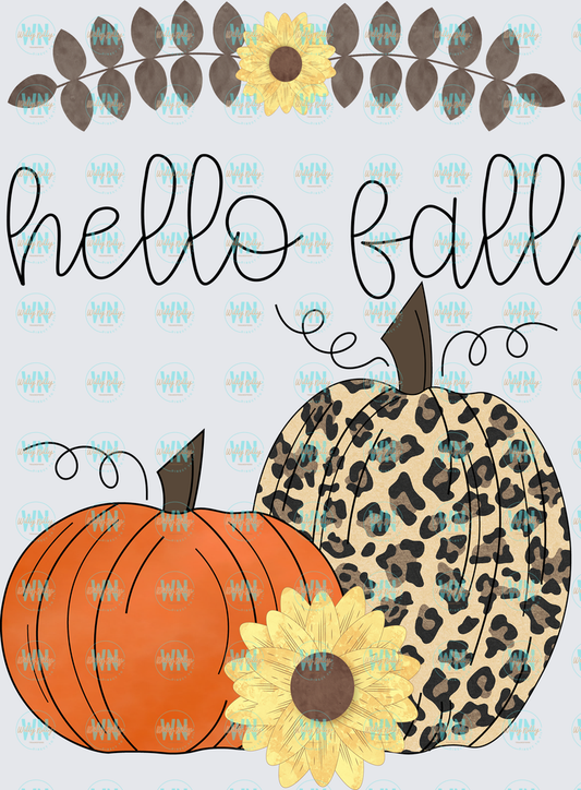 Hello Fall-Ready to Press DTF Transfer