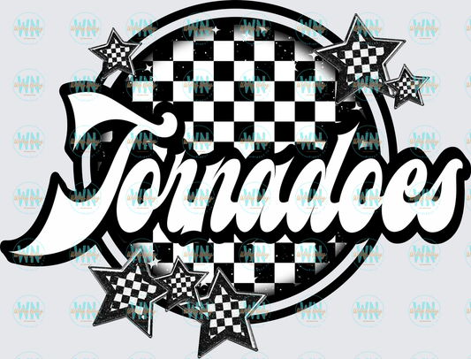 Tornadoes (checkered)-Ready to Press DTF Transfer