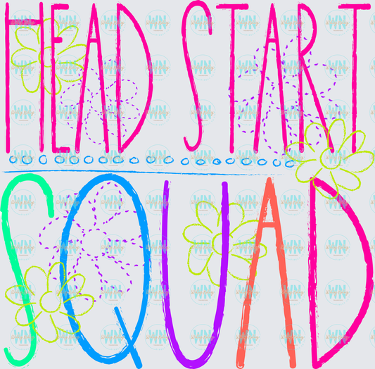 Head Start Squad-Ready to Press DTF Transfer