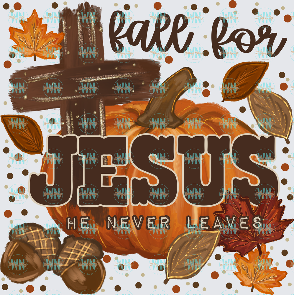 Fall for Jesus-Ready to Press DTF Transfer