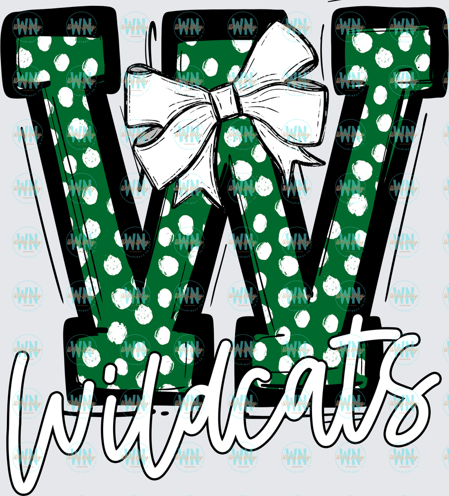 Wildcats (green so sporty)-Ready to Press DTF Transfer
