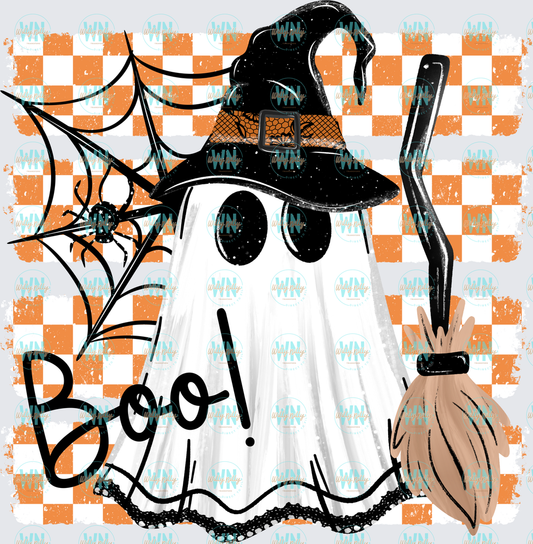 Witch Boo Ghost-Ready to Press DTF Transfer